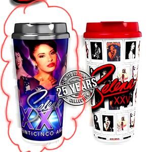 2020 Selena Commemorative Cup tumbler purple Mexican American Tejano Queen NEW